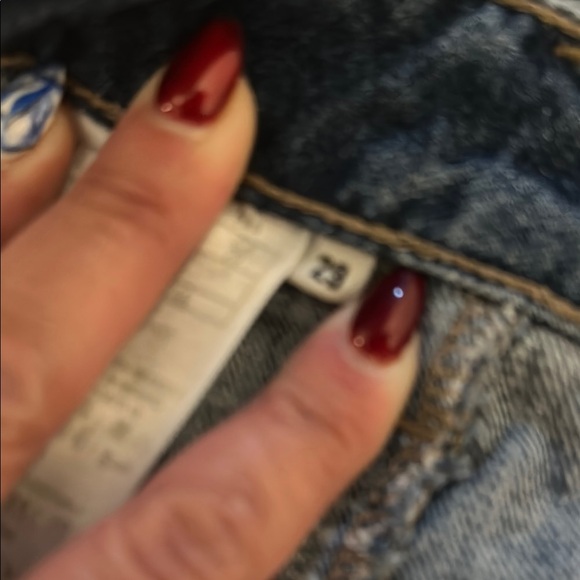 Guess Asymmetrical Blue Mini Skirt - Picture 4 of 4